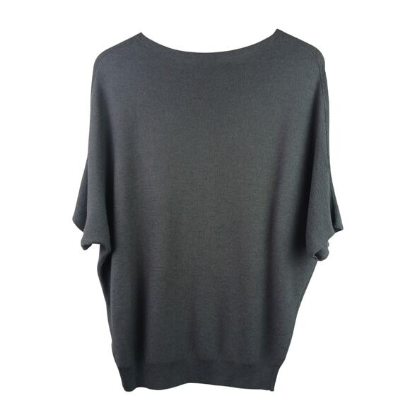 R | Label The Reset SZ S/M Essential Pullover Sweater With Cashmere Gray - Picture 3 of 5